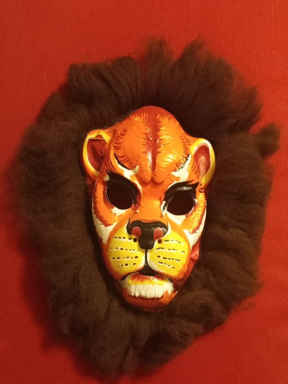 Vintage 70s Ben Cooper Lion Halloween Mask